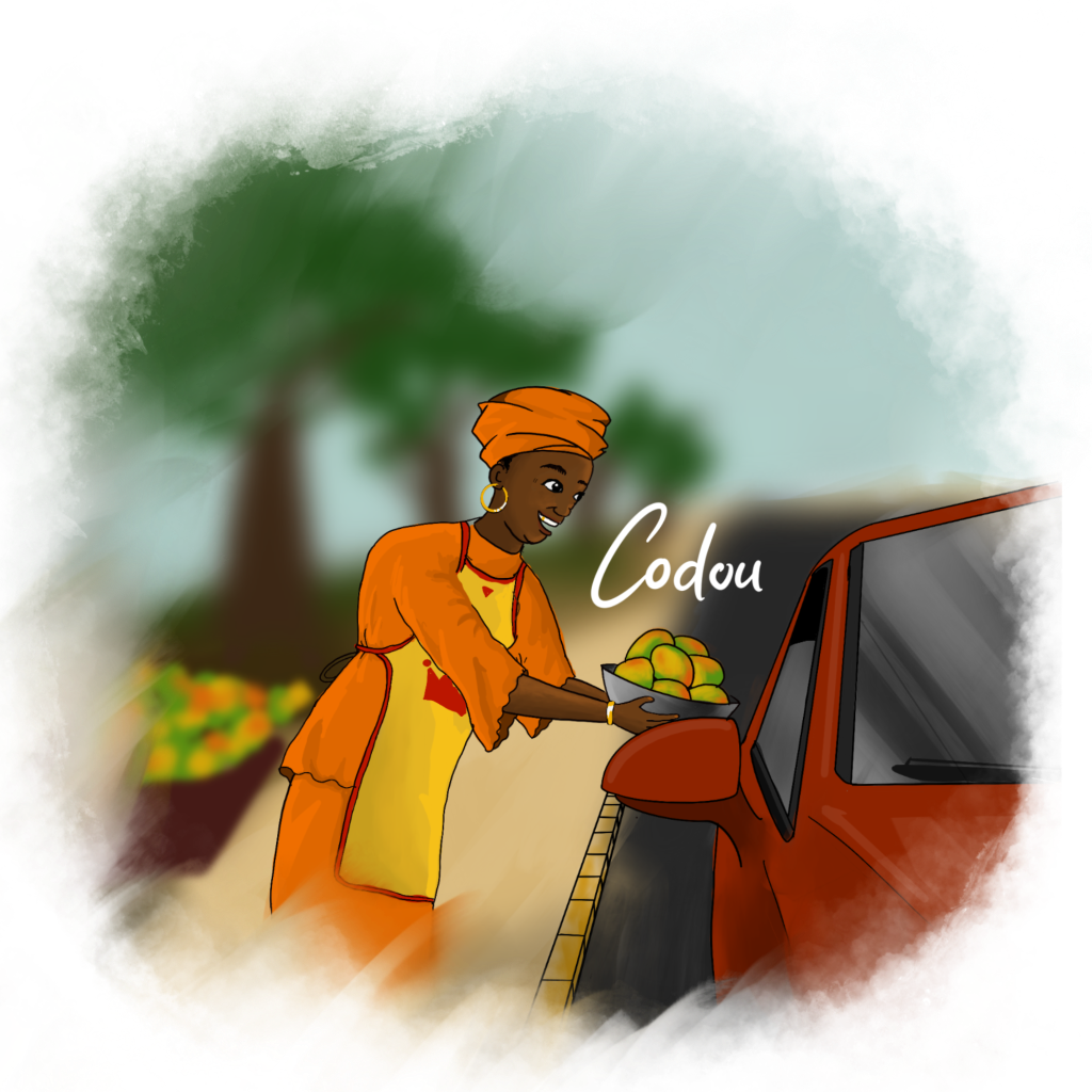 Codou, the street vendor