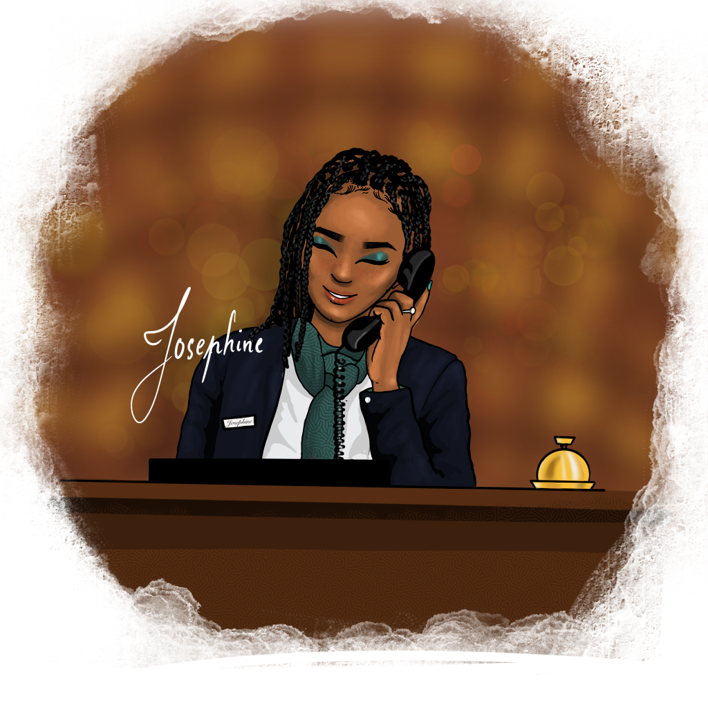 Josephine, the hotel receptionist